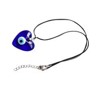 LIFKOME Collier Pendentif Œil Démon Verre Bleu Protection Unisexe pour Femmes et Garçon Fille Accessoire Élégant Au Style Unique