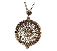 LIFKOME Collier Pendentif Loupe Rétro en Accessoire Élégant pour Femmes Pendentif Attrape- pour Présents et Occasions Spéciales Longueur Ajustable