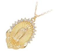 LIFKOME Collier Pendentif Vierge À La Mode Collier Décoratif Pour Femme Bijoux Religieux Chrétiens Pour Le Quotidien Ou Les Occasions Spéciales