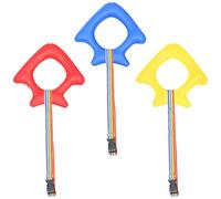 LIFKOME Corde de Marche Réutilisable Poignées Rondes en Sangle Pp Couleur Aléatoire 3 Pièces pour Sécurité pour Garçon et Filles lors des Sorties Parc ou Activités