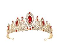 LIFKOME Couronne De Cheveux En Cristal Baroque Rétro Accessoires De Cheveux De Mariée Strass Et Perles Pour Femme