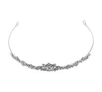 LIFKOME Couronne de Mariée Strass Élégante Diadème Cristal Luxueux pour Femme Serre-tête Confortable et Ajusté Accessoire Cheveux Mariage Sophistiqué