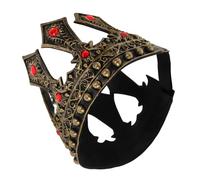 LIFKOME Couronne De Prince Héritier Pour Hommes Couronne Médiévale Pour Hommes Roi Couronne Pour Enfants Couronne Royale Costume Pour Hommes Accessoires De Couronne D'Halloween