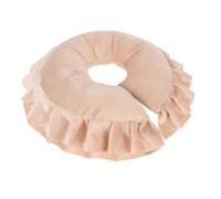 LIFKOME Coussin Visage Spa U Coton Doux Ergonomique pour Massage et Relaxation Adapté Aux Lits de Beauté et Massages Couleur Chameau