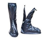 LIFKOME Couvre-Chaussures Imperméables Réutilisables Hautes pour Pluie et Boue Protection Antidérapante pour Hommes Facile à Enfiler et Transporter