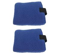 LIFKOME Couvre-pied Bleu en Fibre de Polyester pour Fauteuil Roulant Bords Souples Antidérapants, Adapté aux Formes Variées pour Usage Extérieur et Rééducation