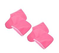 LIFKOME Couvre-pieds de Paraffine pour Thérapie Cire 2 Paires Épais Réutilisables Rose Bord Blanc Pédicure Soin Spa Professionnel