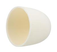 LIFKOME Creuset Céramique Alumine à Haute Température pour Analyses de Laboratoire pour Fusion et Raffinage Composition Pure Alumine pour Résultats