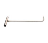 LIFKOME Crochet Multifonction Acier Inoxydable Crochet pour Levage de Couvercles de Regards Volets Roulants et Regards Égout Résistant Corrosion Poignée Ergonomique pour Usage Industriel