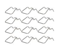 LIFKOME Crochets Simples en Acier Inoxydable pour Panneau Perforé, Lot de 12 Pièces, Organisateur Pratique pour Outils et Équipements Garage Cuisine