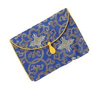 LIFKOME De Rangement pour Livres Musique Écritures Bouddhistes Élégant Style Chinois Broderie Petite Pochette