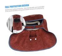 LIFKOME de Soudage Automatique Cuir de Vachette Chapeau de et Couverture Pratique pour Soudeur et