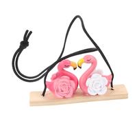 LIFKOME Décoration De Rétroviseur De Voiture En Résine À Suspendre En Forme De Flamant Rose