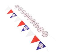 LIFKOME Décorations de Fête Baseball en Papier 2pcs pour Anniversaire et Clubs Sportifs, Facile à Installer Design Esthétique et Couleurs Variées