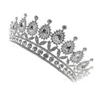LIFKOME Diadème Mariage Vintage Couronne Demi pour Femme Accessoire Cheveux et Confortable pour Cérémonie Soirée et Photo Souvenirs