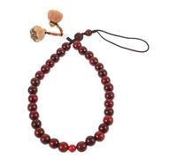 LIFKOME Dragonne De Téléphone à Perles Naturelles En Bois De Santal, Lanière Décorative Courte, Bracelet Porte-clés Pour Téléphone Portable, Unisexe Pour Usage Quotidien, Style Élégant Et Léger
