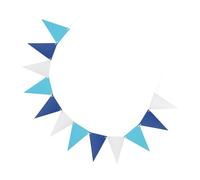 LIFKOME drapeaux de bannière fanion bannière banderole drapeaux multicolore triangle fanion drapeau métallique triangulaire guirlande triangulaire dorée