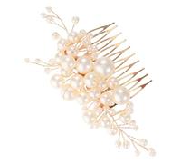 LIFKOME Élégant Peigne À Cheveux En Perles De Plastique Pour Femmes Accessoires De Mariage Faits À La Main Épingles À Cheveux En Perles De Plastique Accessoires Pour Occasions Formelles