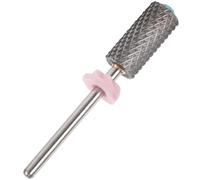 LIFKOME Embout Ponceuse Ongles Métal avec Diamant Bleu Embout Cuticule Manucure Forets Cuticules Ongles Compatible Perceuse Professionnelle