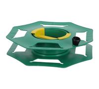 LIFKOME Enrouleur de Câble D'extension Manuel Vert, Bobine de Câble en Plastique Portable, Dévidoir Ouvert Compact pour Camping, Garage et Bricolage, Organiseur de Fil Électrique