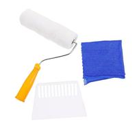 LIFKOME Ensemble De 3 Outils Pour Papier Peint Rouleau À Joint Plat Grattoir À Peinture Rouleau À Joint Plat Kit Peint Rouleau À Pression Plat En Plastique