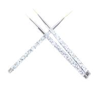 LIFKOME Ensemble de 3 Pinceaux à Ongles Marbrés en Nylon pour Nail Art Précis Outils de Manucure Professionnels et Personnels Stylo Nail Art pour Décoration Détaillée