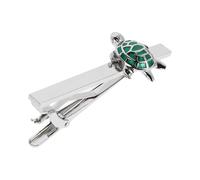 LIFKOME Épingle à Cravate Tortue Verte en Métal Inoxydable pour Hommes Pince à Cravate Originale et Élégante Accessoire Polyvalent pour Costume Mariage et Tenue Formelle