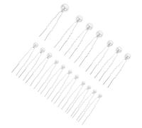 LIFKOME Épingles à Cheveux de Mariage Perles Argentées, Lot de 18 Pièces en Abs et Fer, Accessoires Élégants pour Créer de Belles Coiffures Lors D'anniversaires et Mariages