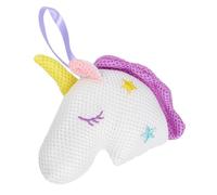 LIFKOME Éponge De Bain Licorne Dessin Animé Boule Bain En Filet Blanche Exfoliante Douce Pour Garçon Et Filles Ludique Confort