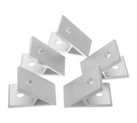 LIFKOME Équerre d'angle en profilé d'aluminium, support en profilé d'extrusion d'aluminium, équerre profilé aluminium, 5pcs, support robuste, pour atelier et bricolage