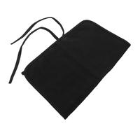 LIFKOME Étui à Pinceaux en Toile Noir à Grosse Capacité Rangement Multiple, Rouleau Enroulable pour Pinceaux de Peinture Aquarelle, Facile à Transporter pour Étudiants en Art