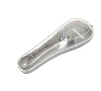 LIFKOME Étui Rigide Gris pour Rasoir Manuel Coffret de Voyage Léger et Résistant à L’Usure Boîte de Rangement Pratique pour Rasoirs Électriques et Accessoires de Rasage Hommes