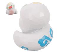 LIFKOME Figurine Serpent Amulette en Résine Blanche, Déco Bureau 2025 | Style Cartoon Charmant, Petit Format pour Console D’entrée, Vitrine, Tableau de Bord, Présent Symbolique