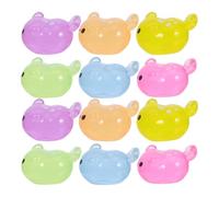 LIFKOME Figurines Miniatures d'animaux Marins en Résine Lumineuses 18 Pcs pour Décoration Intérieure, Micro-Jardin, Aquarium et Projets DIY, Petites Figurines Marines Glow in The Dark