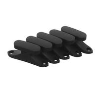 LIFKOME Fixations à Vis 5pcs pour Étui de Violon et Alto, Clips de Sécurité en Plastique Noir Installation Rapide, Accessoires Fonctionnels Adaptés aux Voyages et Performances