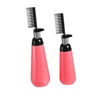LIFKOME Flacon Distributeur de Teinture Capillaire 130ml Rouge en Plastique 2pcs et 200ml pour Protéger le Cuir Chevelu et Appliquer la Coloration Cheveux Professionnel