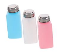 LIFKOME Flacon Presseur pour Dissolvant à Ongles 3Pcs 250Ml Inox Pratique et Filles pour Manucure et Maquillage