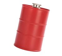 LIFKOME Flasque à Vin Portable Acier Inoxydable Petite Fiole Étanche pour Bouteille de Poche pour Camping Randonnée Usage Extérieur Rouge