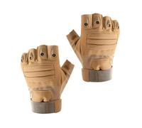 LIFKOME Gants Demi-Doigts Tactiques Résistants et Antidérapants pour Cyclisme Extérieur Randonnée et Sports Coupe-Vent et Respirants Adaptés Manutention et Aux Activités de Plein Air