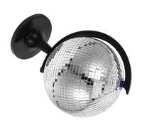 LIFKOME Globe Décoratif en Verre Style Boule Disco Tournante Morceaux de Miroir, Accessoire Portable et Créatif pour Bureau et Maison, Décoration Originale pour Hommes
