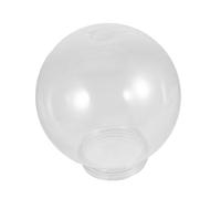 LIFKOME Globe Facile à Installer pour en Acrylique Transparent Ventilateur de Plafond et Abat-jour Sphérique Solide pour Éclairage Extérieur de Jardin