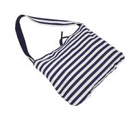 LIFKOME Grand Sac Cabas Rayé Réversible Toile Grand Sac Shopping Résistant Pluie Bandoulière Ajustable pour Femmes Travail Plage et Courses