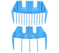 LIFKOME Guide de tondeuse pour moutons, 2 pièces en plastique bleu, accessoire de tonte pour agneaux, adapté au positionnement et à la tonte en élevage