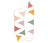 LIFKOME Guirlande Fanion Triangle Colorée Réutilisable Décoration Suspendue pour Anniversaire Chambre Denfant Fête et Graduation