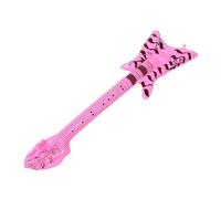 LIFKOME Guitare Gonflable 80S Décoration de Fête Rétro Accessoires Photomaton PVC Instrument de Musique pour Fête d'anniversaire Thème Rock 1 Pièce