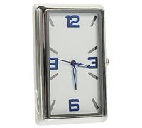 LIFKOME Horloge De Tableau De Bord Auto-adhésive Forme Carrée Horloge Analogique Compacte Pour Voiture Décoration Intérieure Et Pratique Fournit Heure Lors Conduite