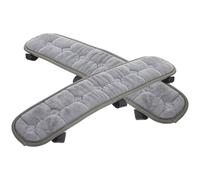 LIFKOME Housse Chaise de Bureau en Velours Cristal Rouge Élastique et Facile à Installer Protège Accoudoirs pour Chaise de Bureau à Domicile