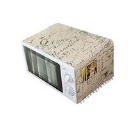 LIFKOME Housse de Protection pour Four à Micro-Ondes Housse Anti-Poussière en Coton et Lin 30X90Cm Serviette Décorative Couvercle de Four Adapté Maison Bureau