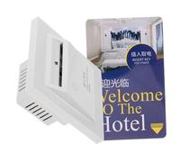 LIFKOME Interrupteur Prise Carte D'alimentation 40a Temporisé Trois Fils Blanc, Capteur Mural Hôtel Maison D'hôtes, Contrôle Énergie Chambre, Accessoires Maison, Usage Hôtelier