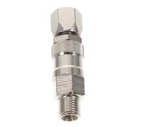 LIFKOME Joint Pivotant Acier Inoxydable Pouce pour Tuyau Pulverisateur sans Air Rotation Anti-Torsion pour Lance Pulvérisateur Pulverisateur Durables et Résistantes Corrosion